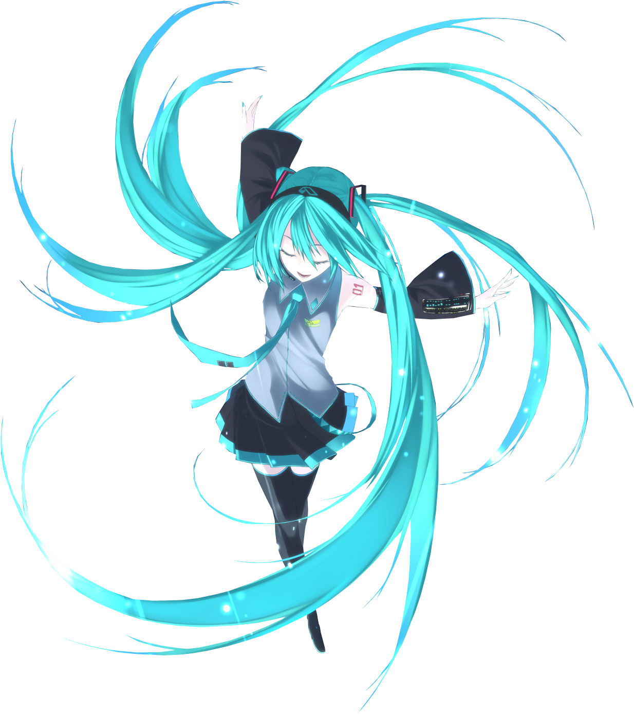 Download Png - Hatsune Miku Clipart (1500x1500), Png Download