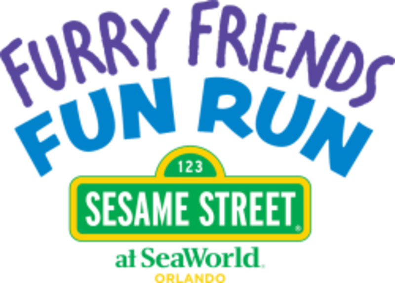Furry Friends Fun Run At Sesame Street At Seaworld - Sesame Street Sign Clipart (800x573), Png Download