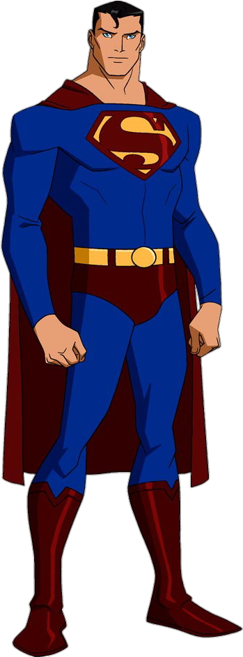 Superman Young Justice - Superman From Young Justice Clipart (349x941), Png Download