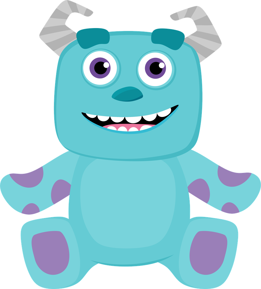 Mosters Inc, Monster Inc Birthday, Monster Inc Party, - Monster Inc Bebes Png Clipart (900x998), Png Download