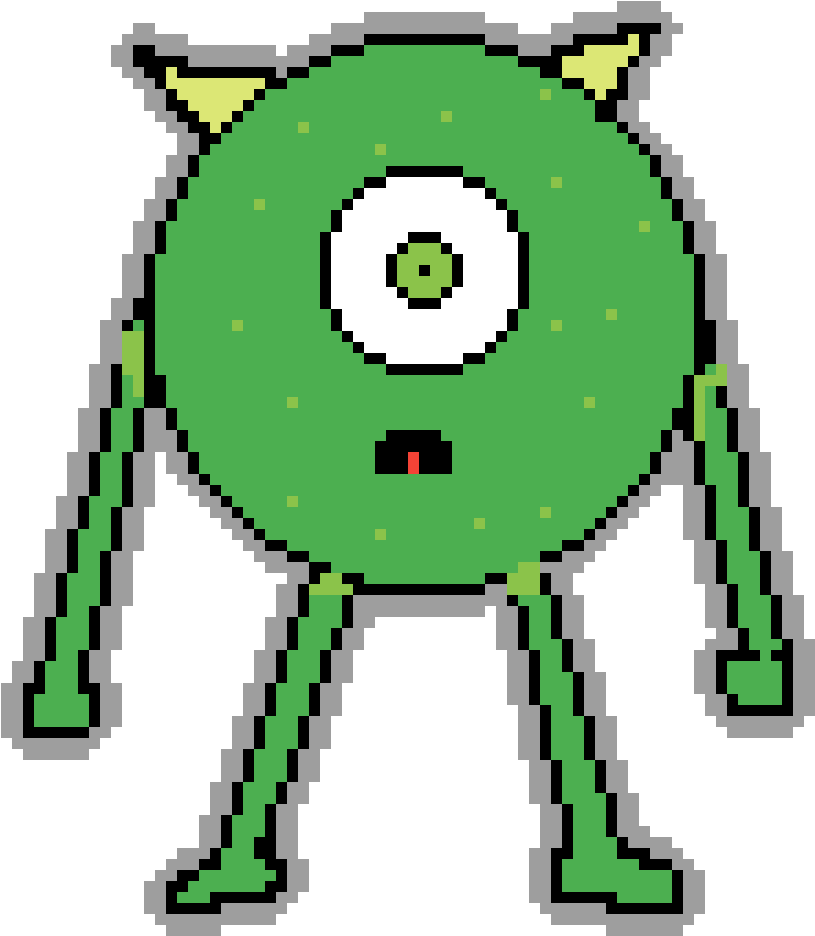 Monsters Inc - Ponto Cruz Bebe Clipart (935x1133), Png Download