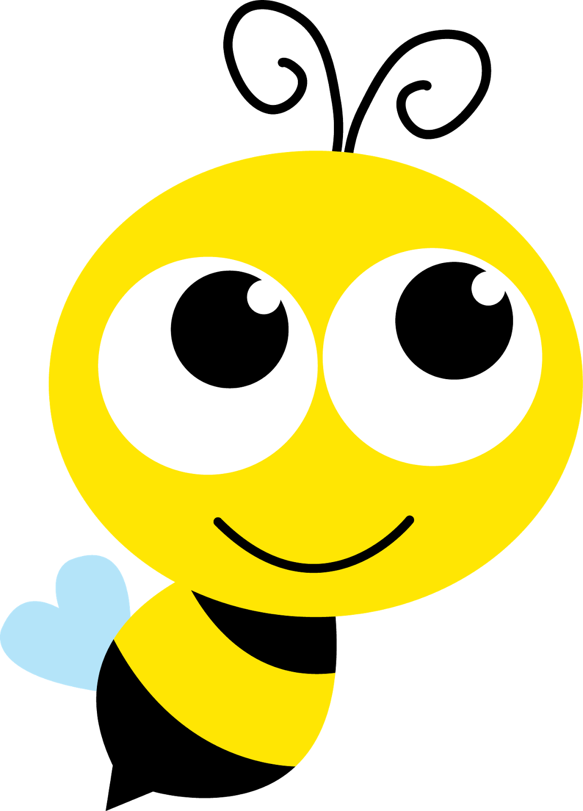 Bee Clipart Face - Abelha Minus - Png Download (1149x1600), Png Download