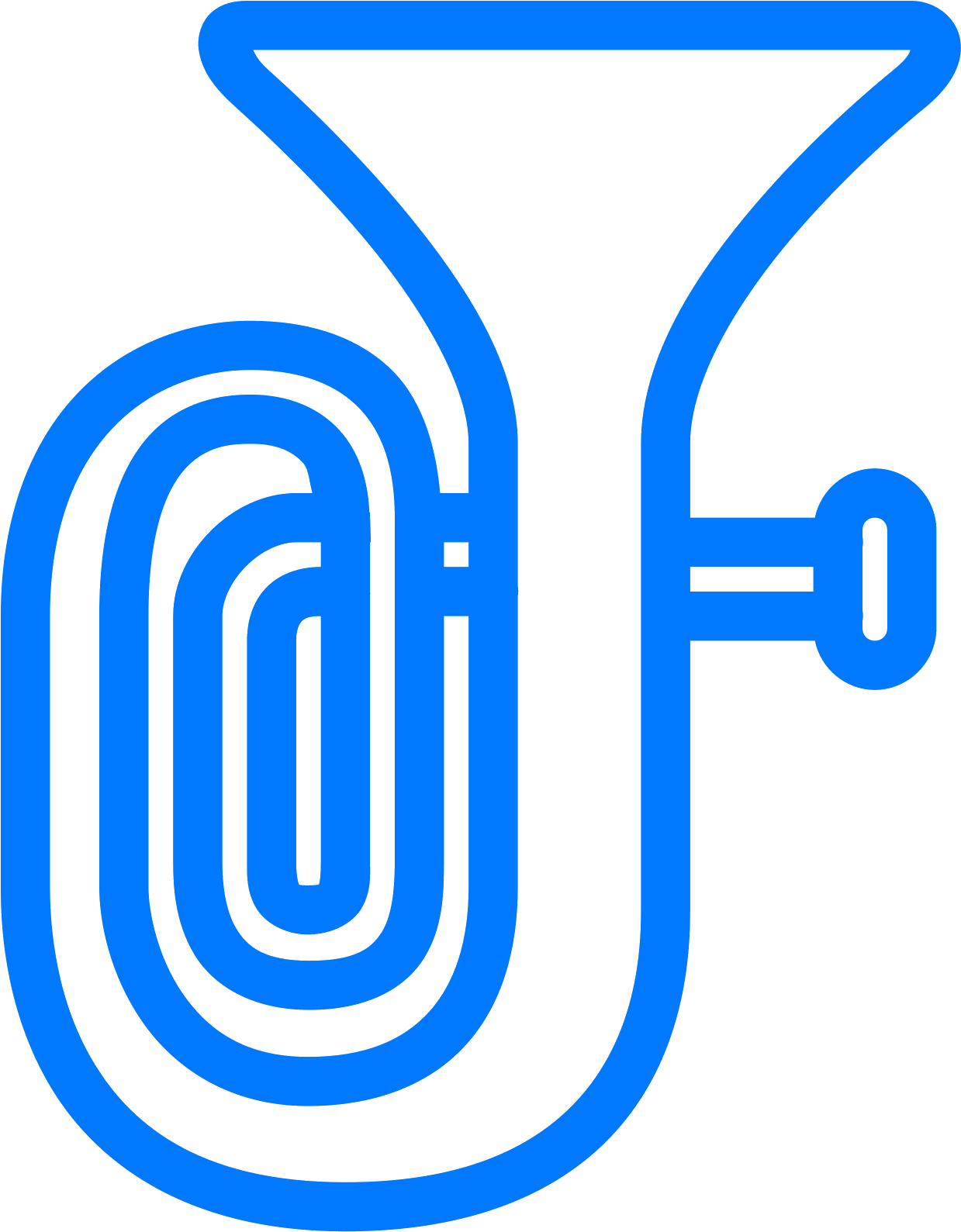 Png Library Library Drawing Music Clip Art Clarinet - Easy To Draw Tuba Transparent Png (1600x1600), Png Download