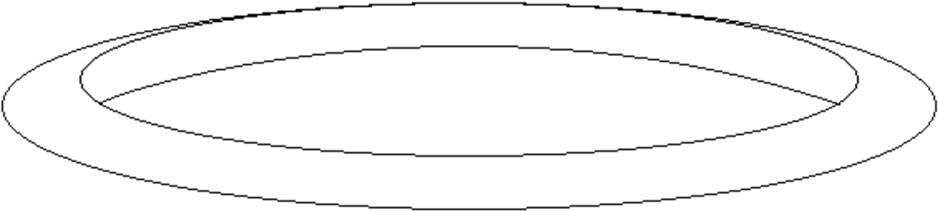 Black And Png - Circle Clipart (1000x311), Png Download