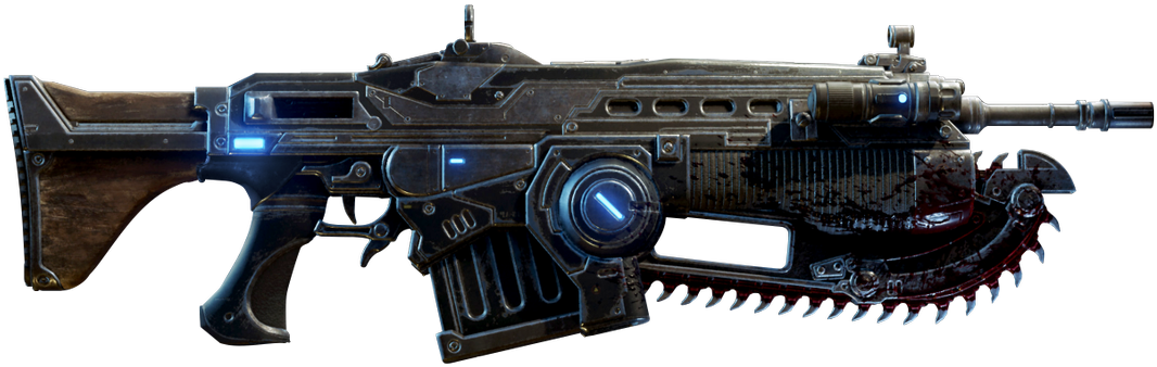 Pete - Gears Of War 4 Gun Clipart (1200x517), Png Download