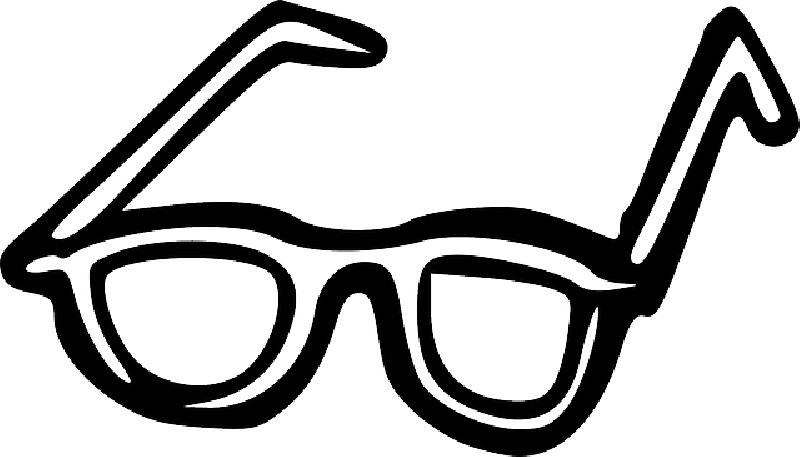 Sunglass Clipart Optical Frame - Sunglasses Clip Art - Png Download (800x457), Png Download