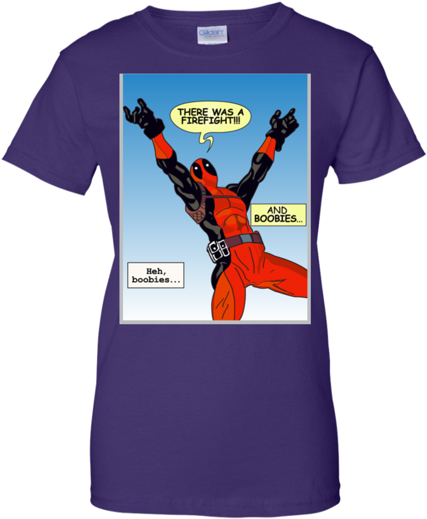 Deadpool Saints Deadpool T Shirt & Hoodie - Kanye West Never Heard Of Her Corey Clipart (837x1017), Png Download