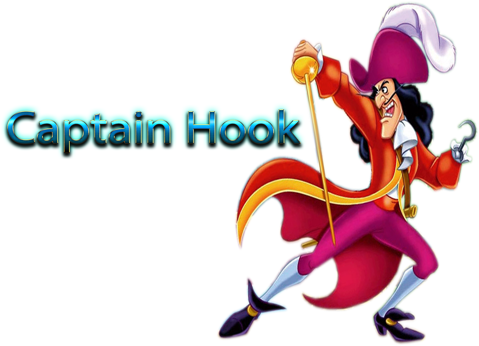 Disney Peter Pan Sticker , Png Download - Capitaine Crochet Peter Pan Clipart (1567x1132), Png Download
