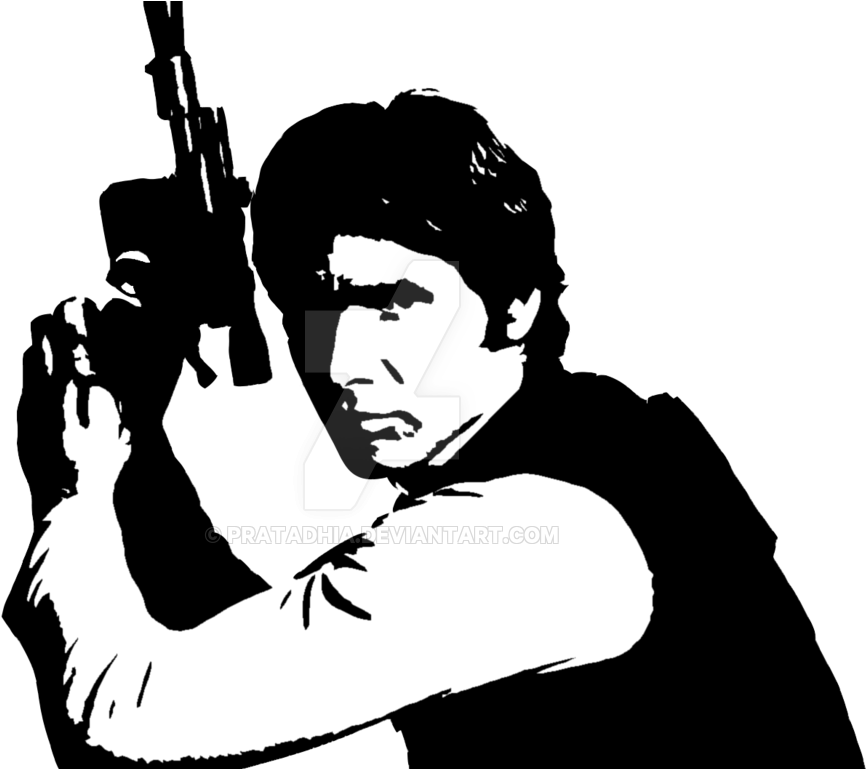 Star Wars Characters Han Solo Clipart (1024x768), Png Download