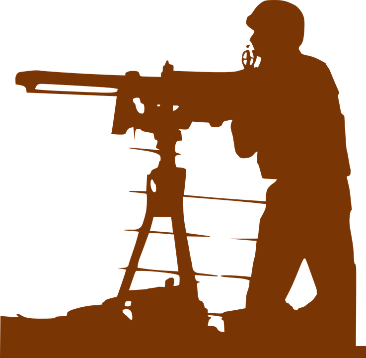 Gatling Gun Clipart (600x586), Png Download