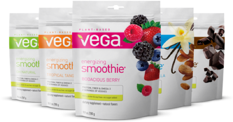 My Favorite Is The Vega Energizing Smoothie Powders - Vega Whitewave Clipart (800x532), Png Download