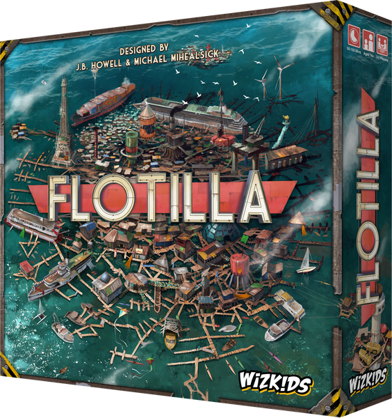 Wizkids Announces Post-apocalyptic Ocean Board Game - Flotilla Wizkids Clipart (564x600), Png Download
