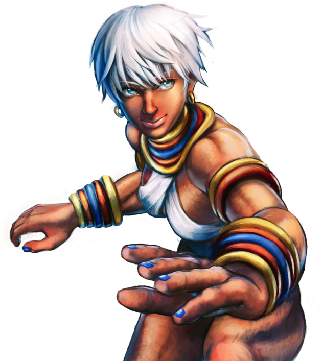 Street Fighter Elena Clipart (640x706), Png Download