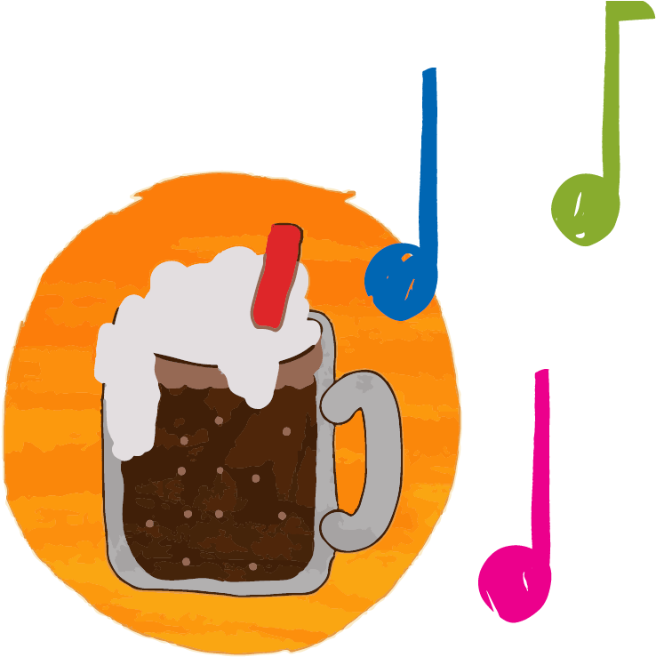 We've Got A Jukebox And Root Beer Floats - Chocolate Cake Clipart (750x750), Png Download