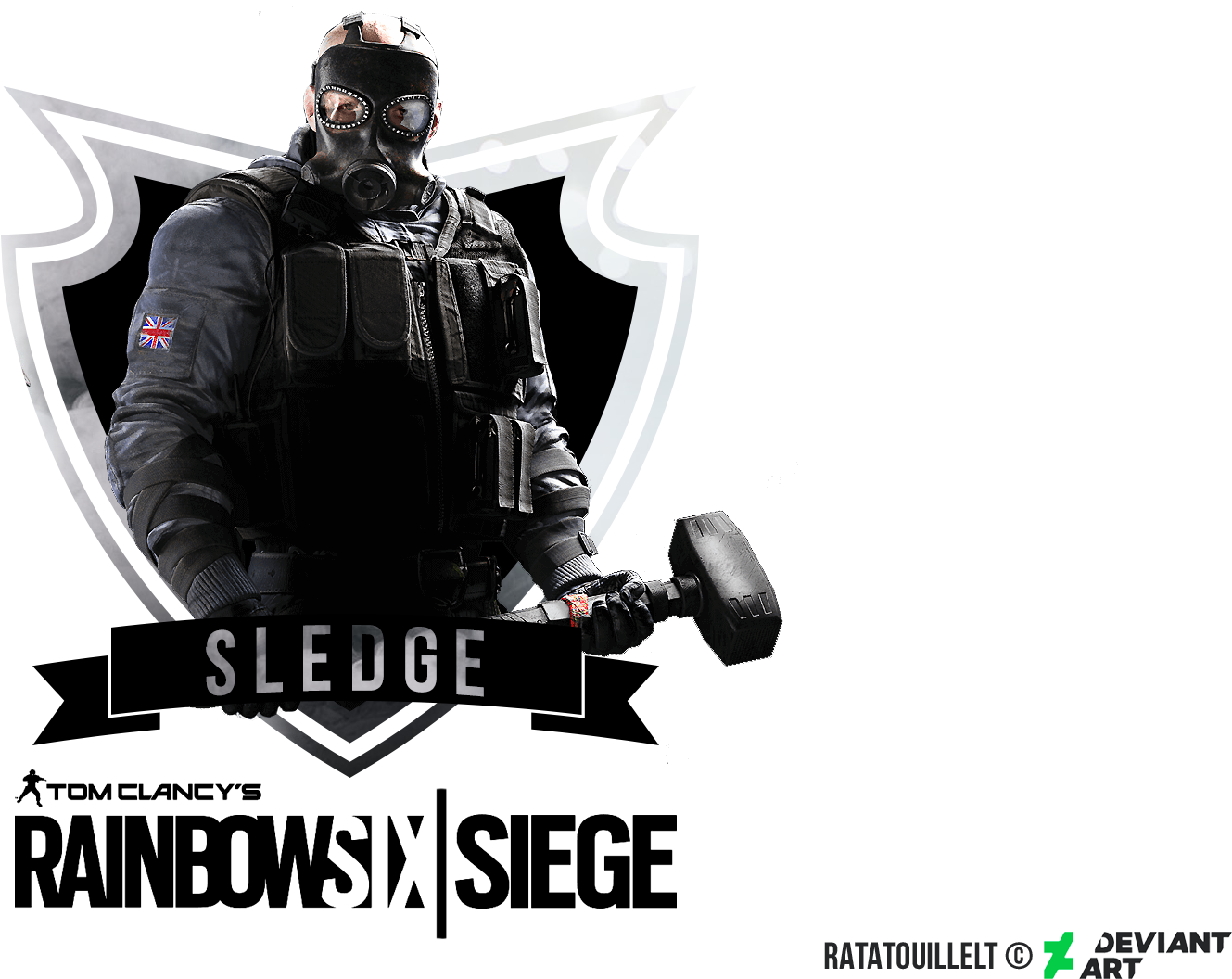 Sledge Rainbow Six Siege Logo , Png Download - Png Rainbow Six Siege Sledge Clipart (1329x1056), Png Download