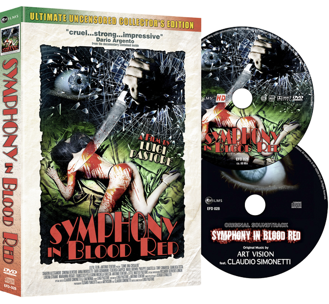 Symphony In Blood Red Dvd Clipart (649x599), Png Download