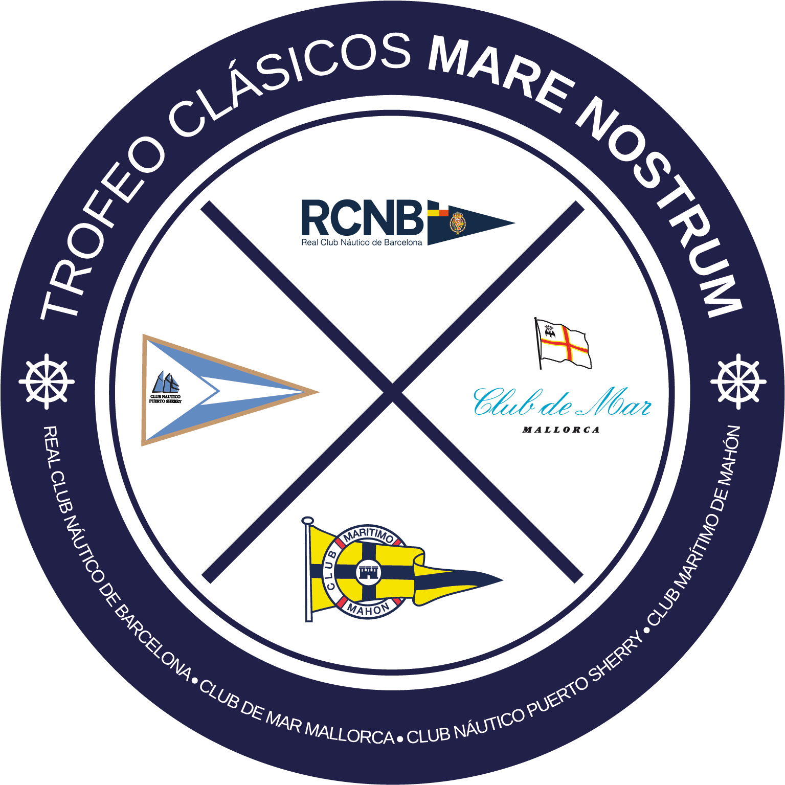 Club De Mar-mallorca Trofeo Clásicos Mare Nostrum - Circle Clipart (1535x1535), Png Download