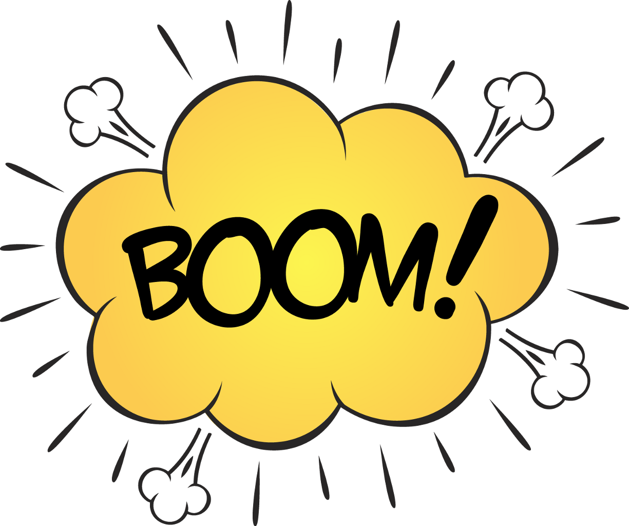 Boom Boom Comic Comics Emetcomics Effect Expression - Boom Png Clipart (1225x1024), Png Download