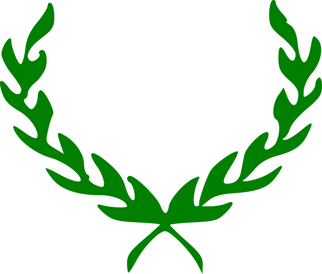 Laurel Wreath Honors Laurels Png Image - Laurel Clipart Transparent Png (1280x1089), Png Download