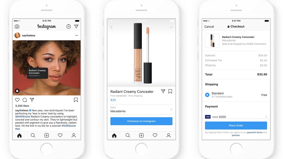 Instagram Will Let Influencers Add Shopping Tags To - Iphone Clipart (950x534), Png Download