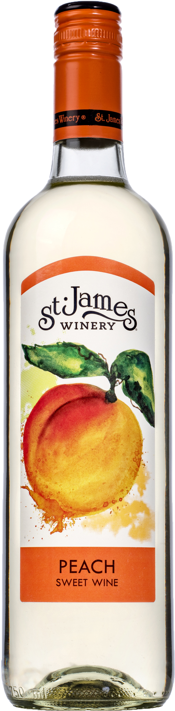 Peach Wine An Award Winning Missouri Fruit Wine - St. James Winery Clipart (3000x3000), Png Download
