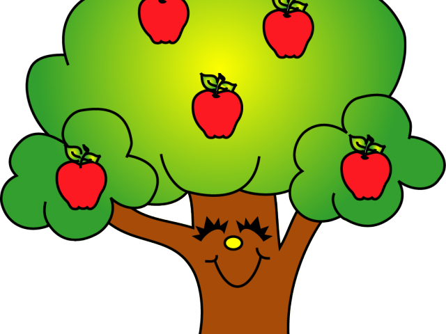 Apple Cute Tree Clipart - Png Download (640x480), Png Download