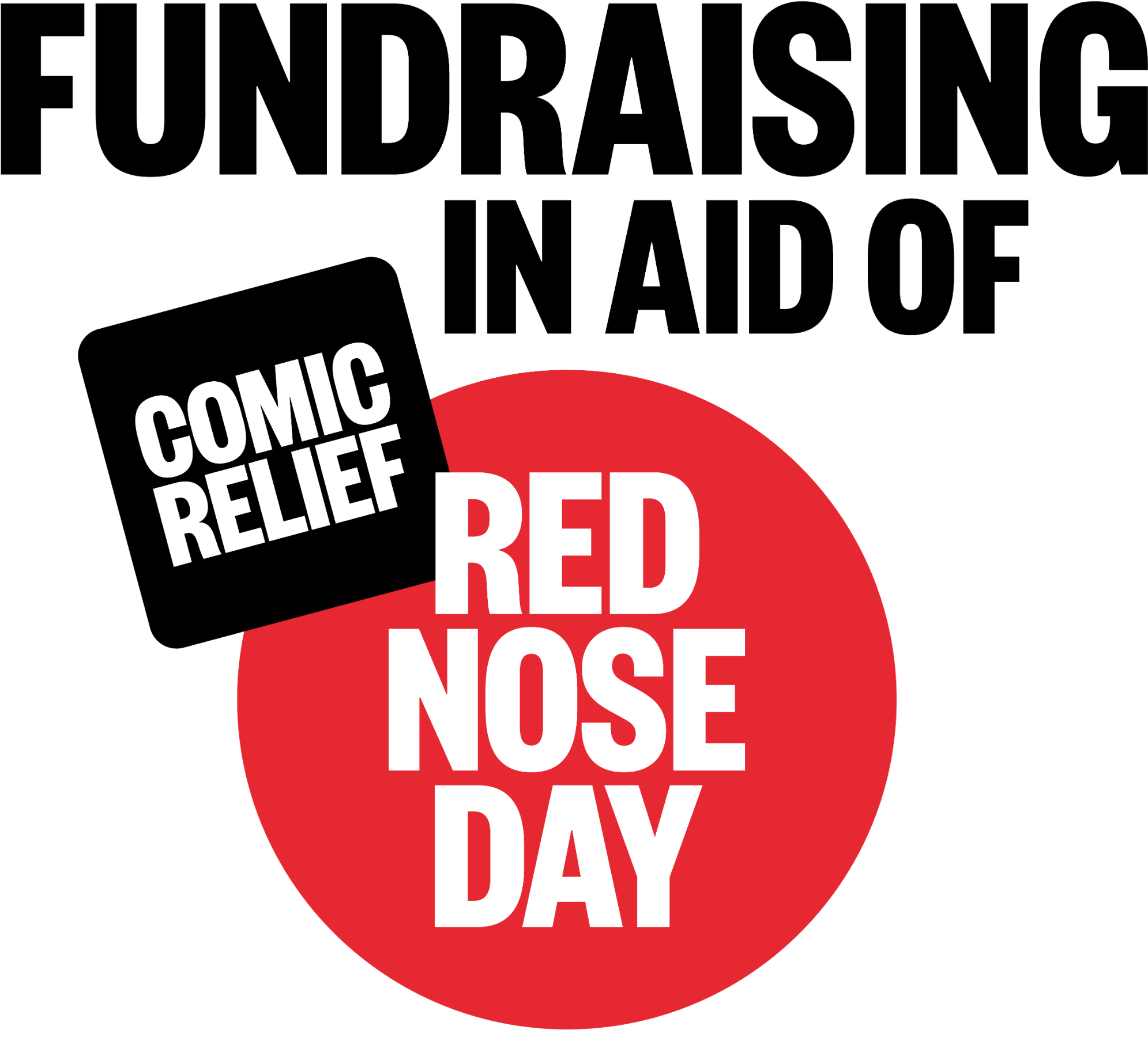 In Aid Of Comic Relief, Registered Charity 326568 - Red Nose Day 2019 Logo Clipart (2000x1817), Png Download