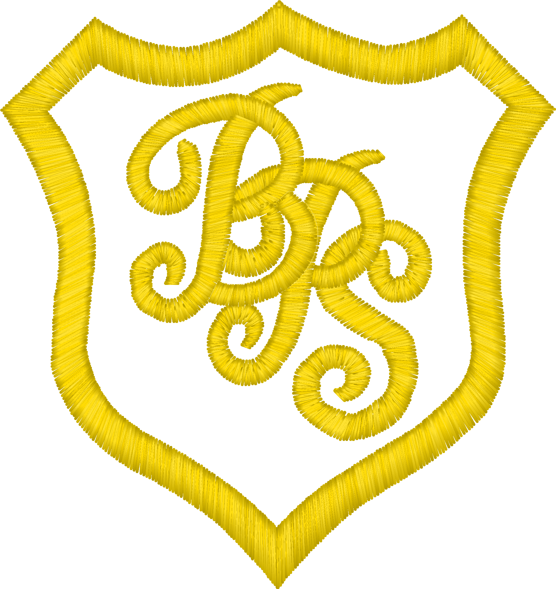 Contact Us Stitch Embroidery - Blackridge Primary School Logo Clipart (1938x2048), Png Download