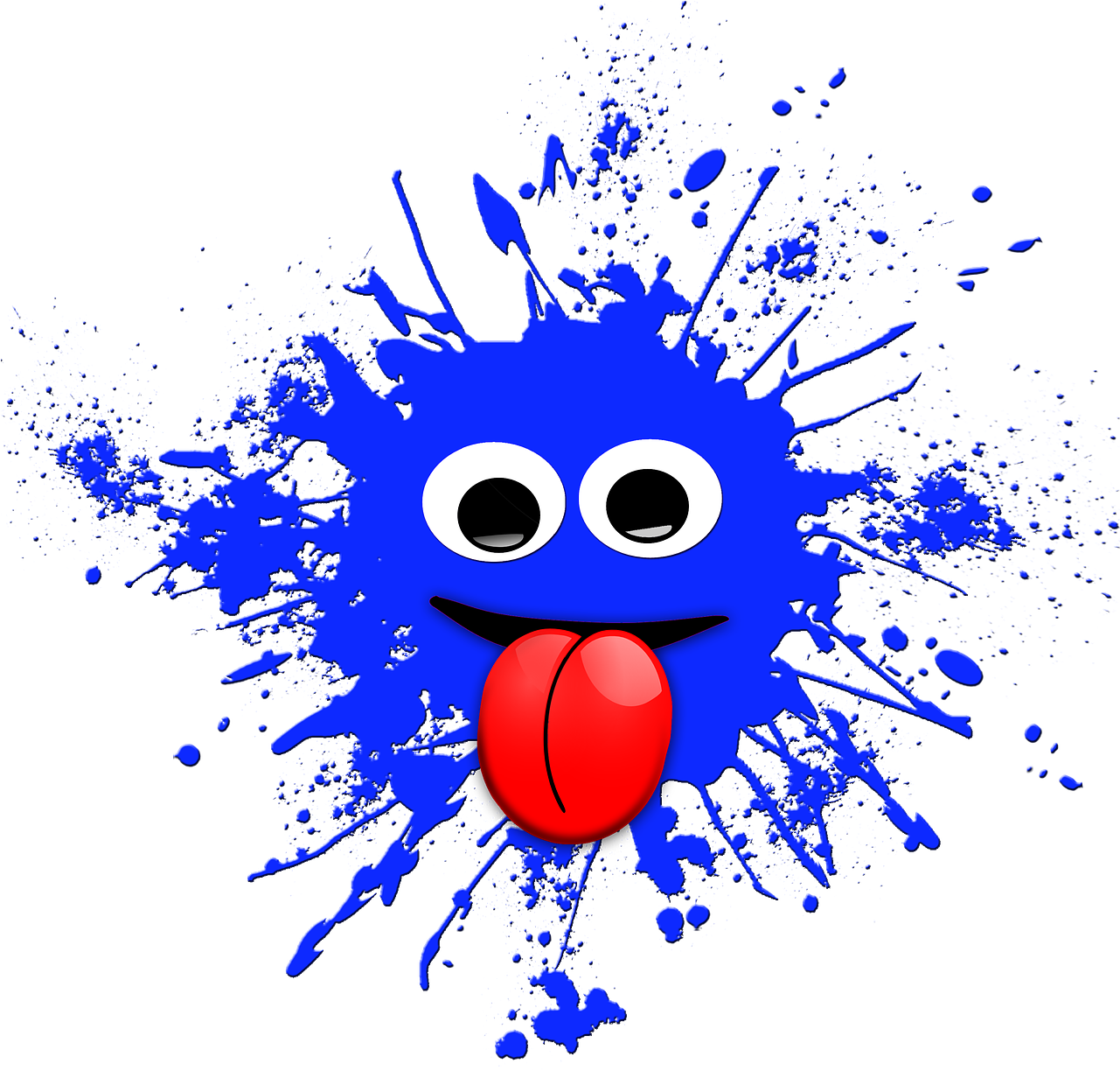 Embroidery Disrespectful Smilie Png Image - Just Thought I D Say Hi Clipart (1280x1280), Png Download