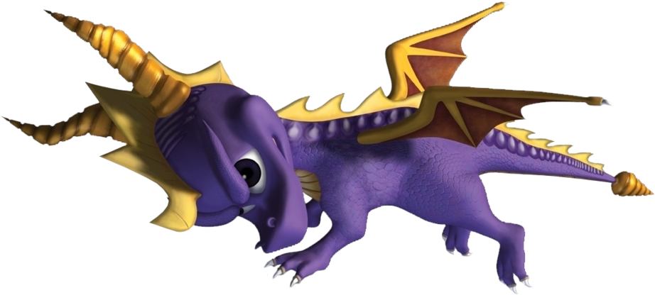 Spyro The Dragon - Spyro The Dragon Flying Clipart (1024x521), Png Download