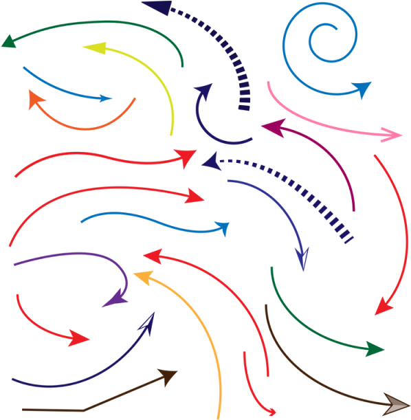 Clipart Free Curved Arrows Arrow Png And - Illustration Transparent Png (640x640), Png Download