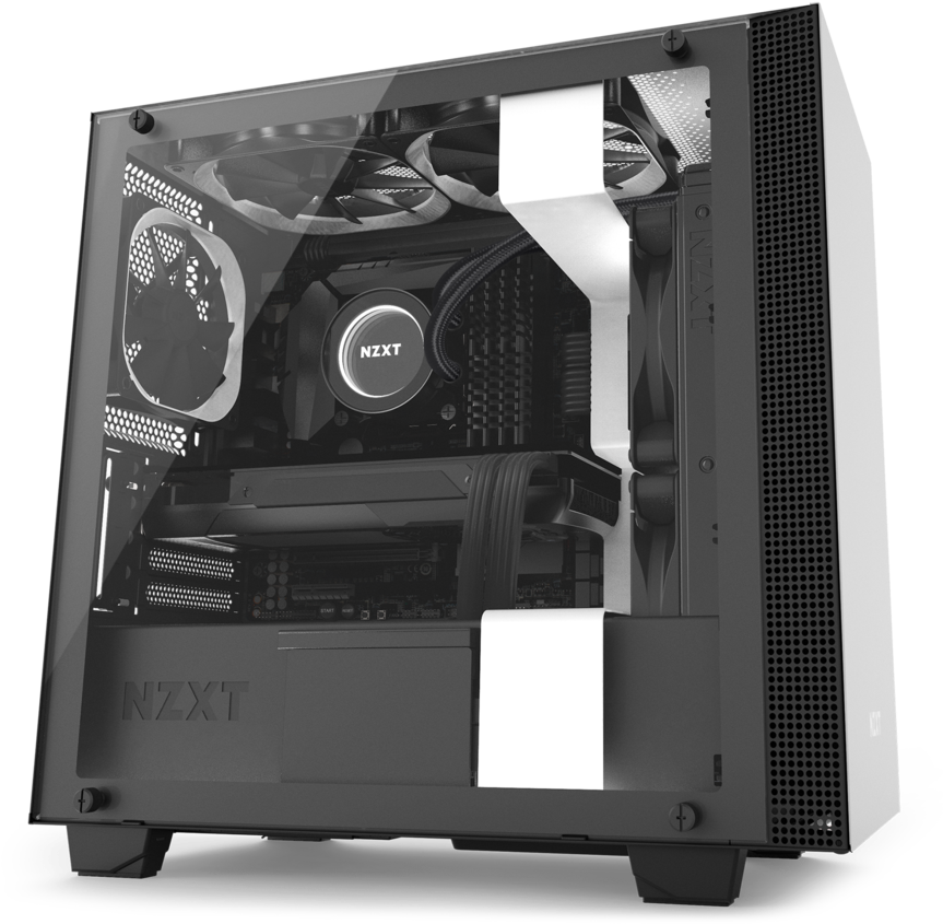 Microatx Pc Gaming Case - Best Pc Case 2019 Clipart (1000x1000), Png Download