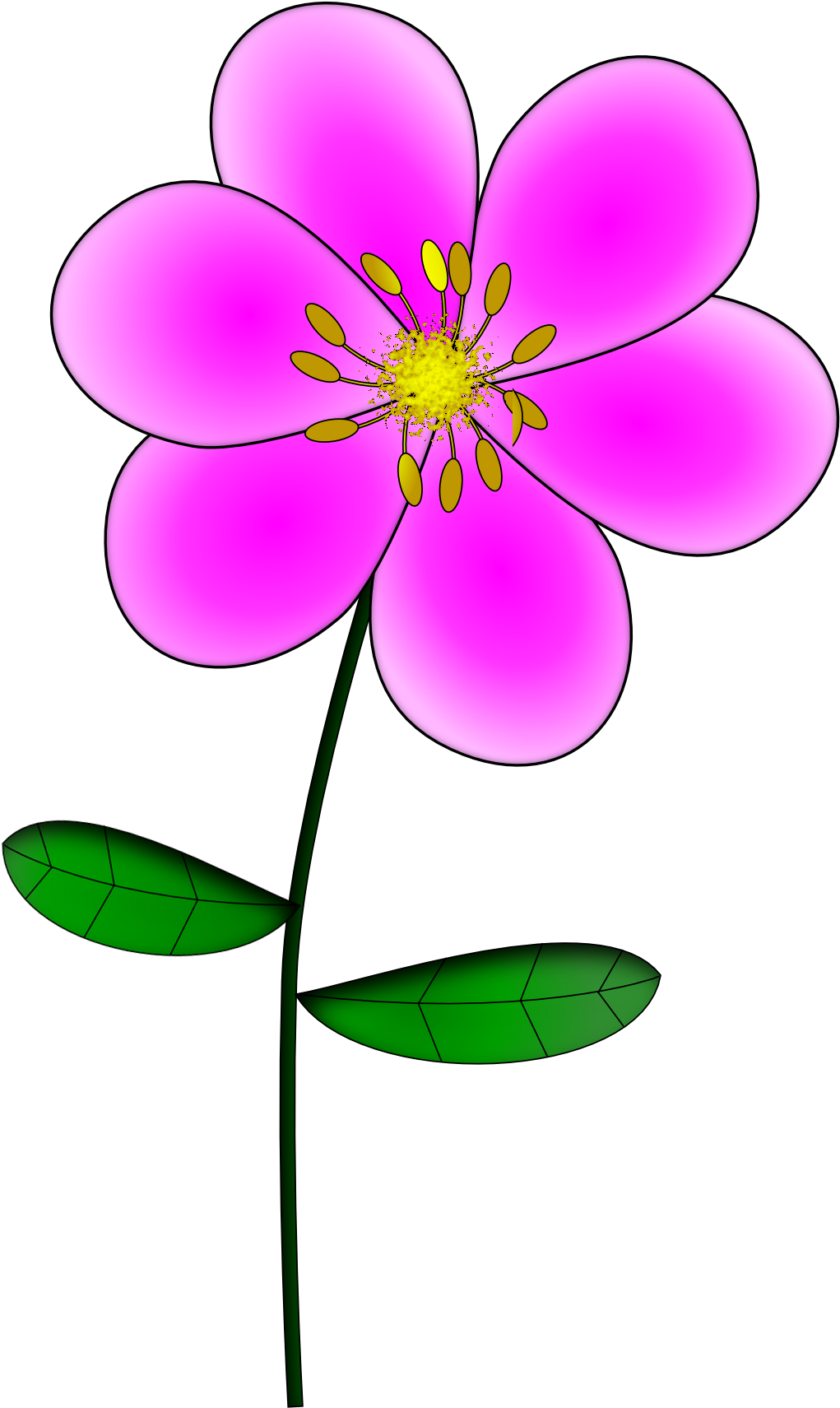 Snapdragon Clipart Little Flower - Clipart 8 Flowers - Png Download (1229x1738), Png Download