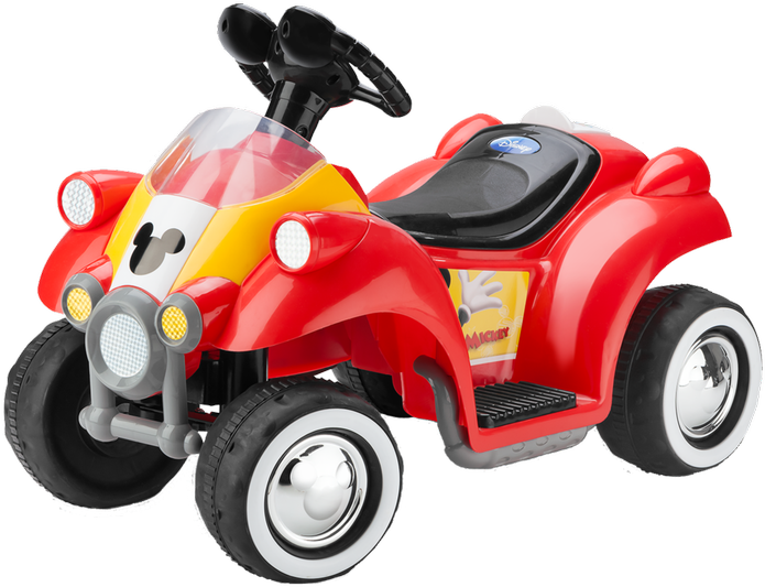 Mickey Mouse Hot Rod Toddler Quad - Disney Quad Clipart (900x600), Png Download
