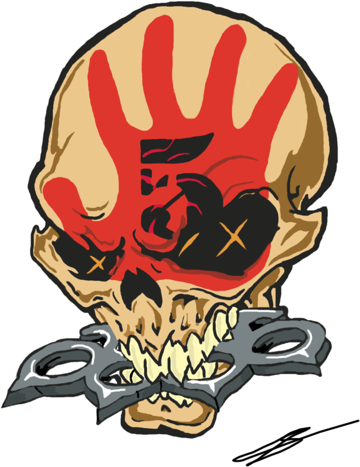 Five Finger Death Punch Png - Five Finger Death Punch Tattoo Clipart (752x1063), Png Download