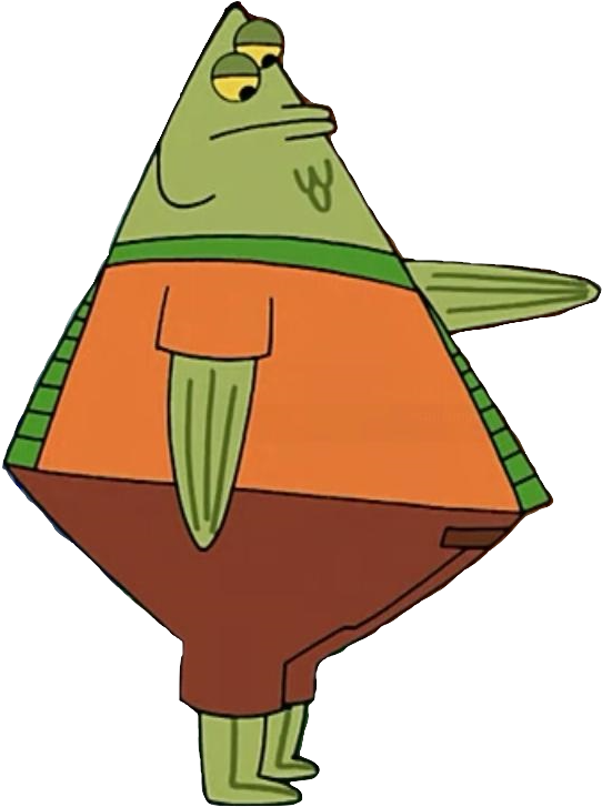Download Flats The Flounder Bully From Spongebob Clipart Png Download