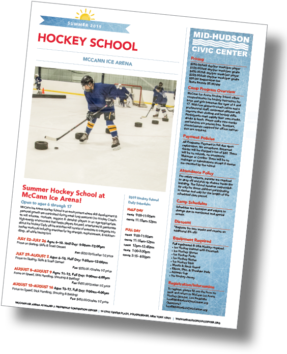 Download The Mccann Hockey School Registration Form - College Ice Hockey Clipart (600x713), Png Download