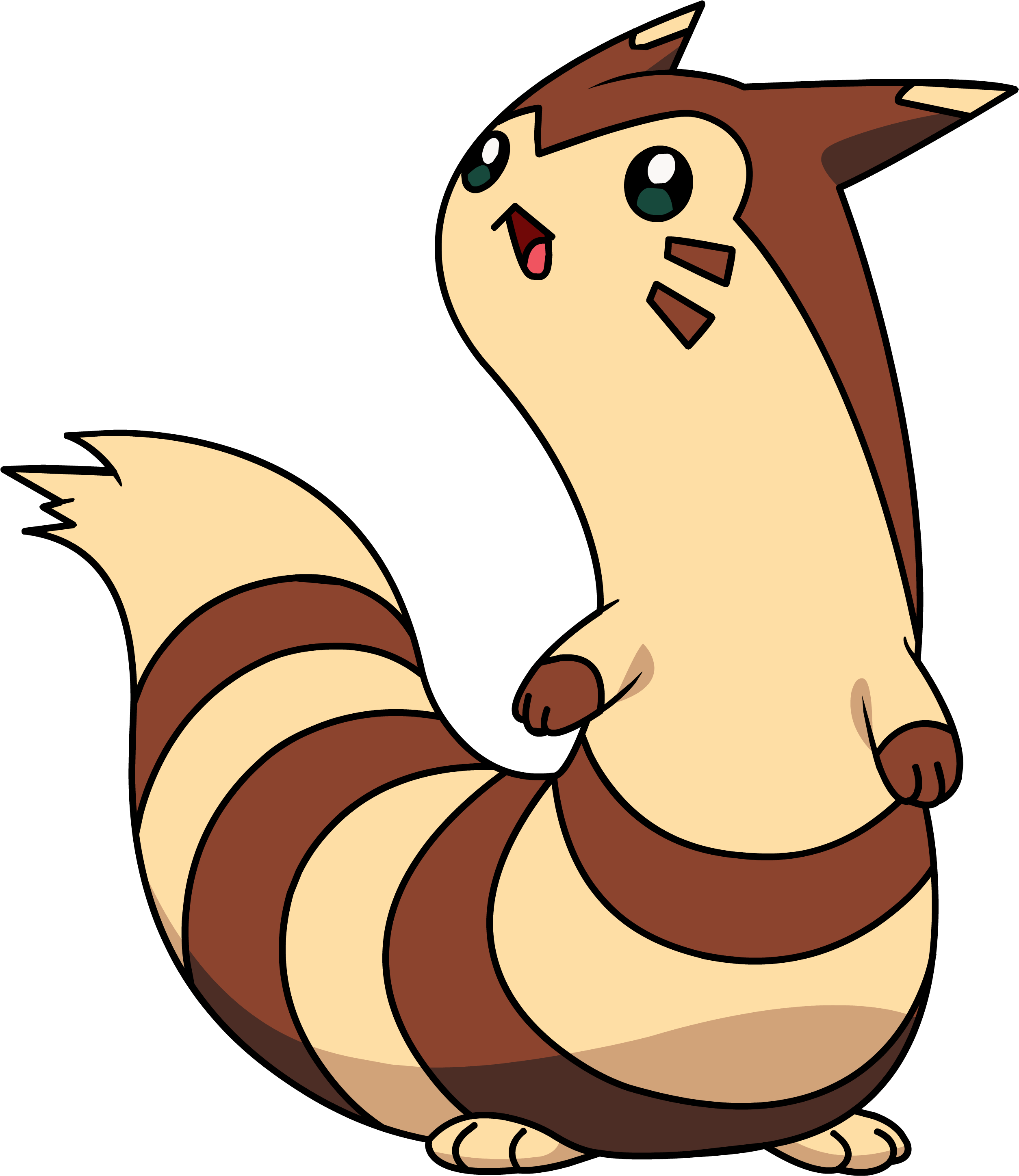 View large size Corgi Clipart Ferret - Furret Pokemon - Png Download. 