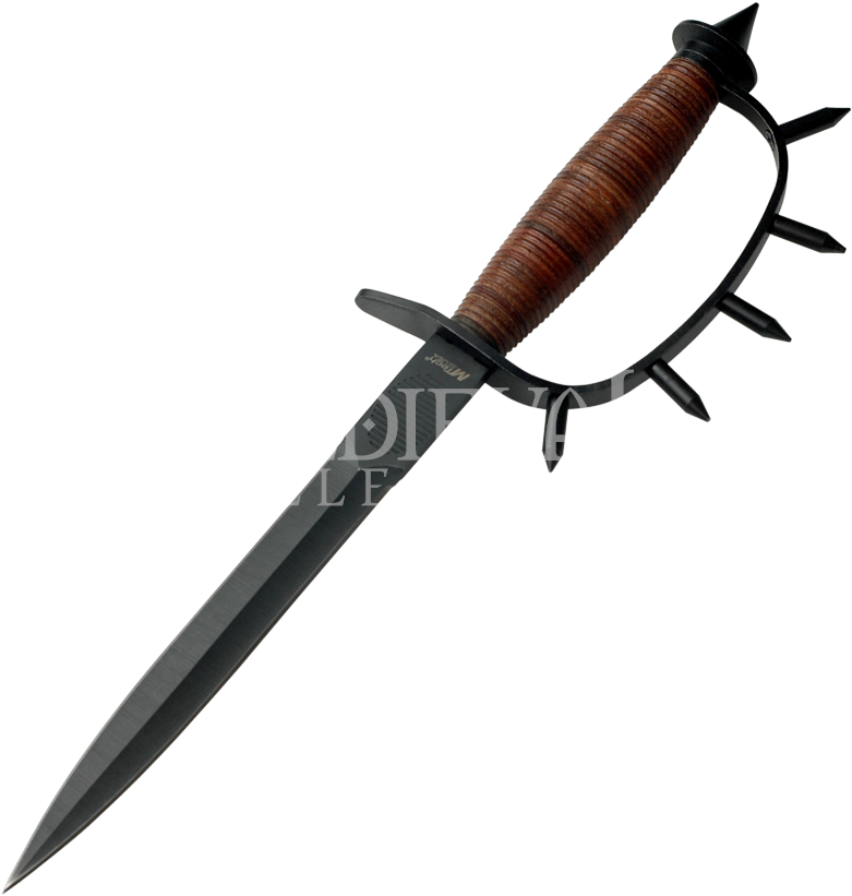 Spike Handled Trench Knife - Knuckle Duster Knife Clipart (850x850), Png Download