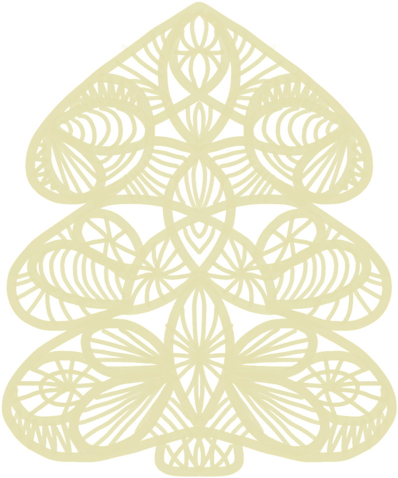 Christmas Tree Lace Openwork - Christmas Day Clipart (1024x1024), Png Download