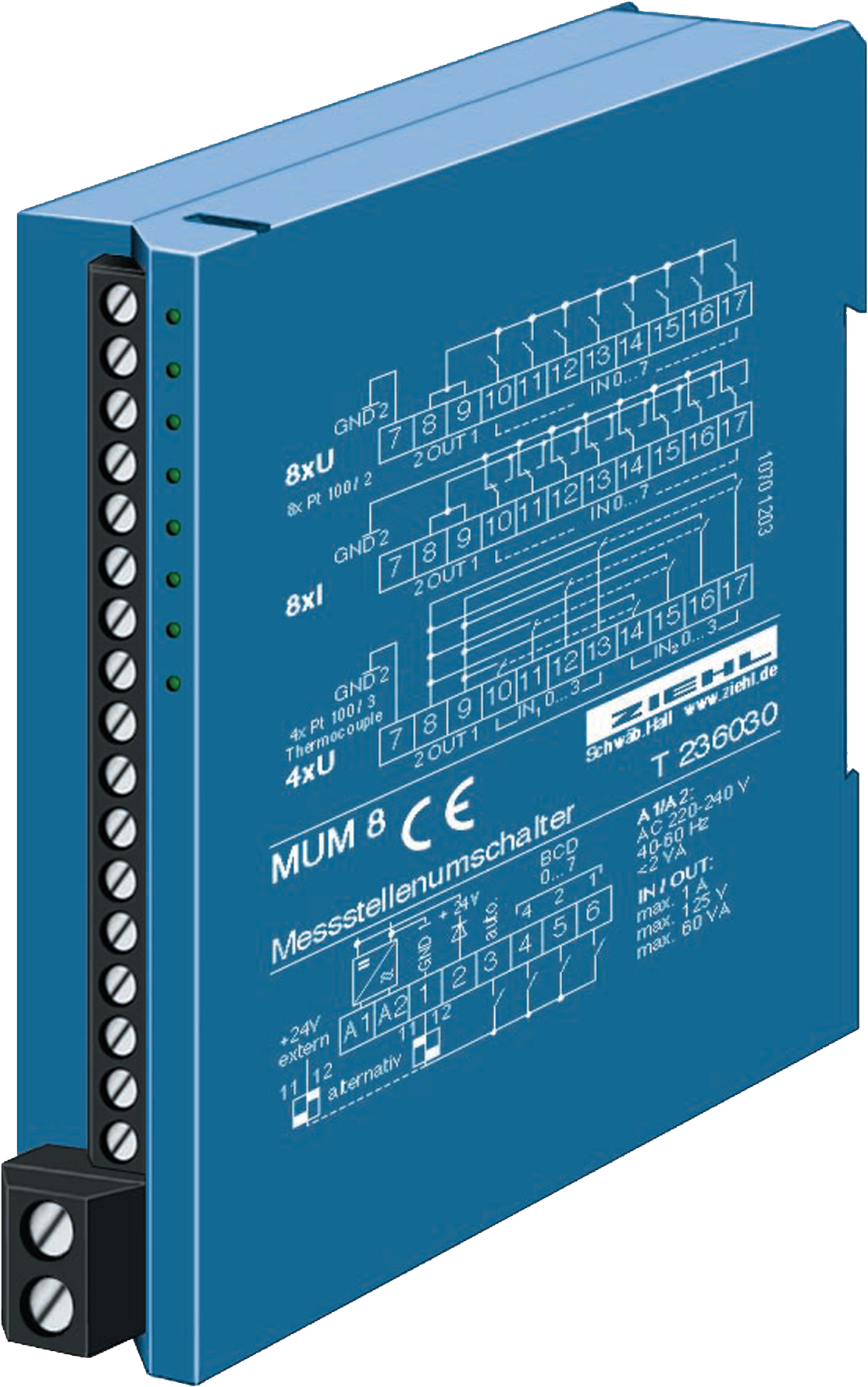 Measuring Point Change-over Switch Type Mum8 - Not Aus Schaltgerät Atex Clipart (2880x2160), Png Download
