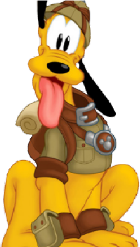 Mickey Safari Png Pluto Clipart (640x480), Png Download