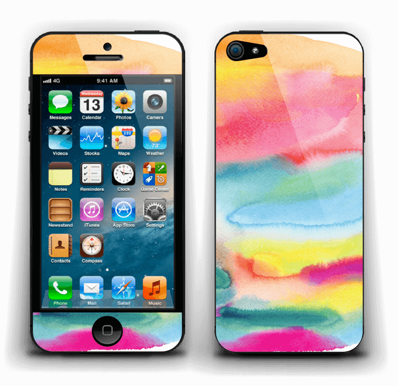 Color Explosion Skin Iphone - Iphone Se Casing Otterbox Clipart (800x775), Png Download