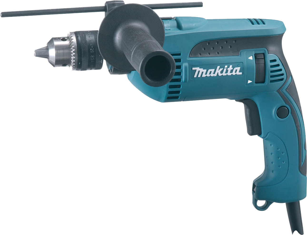 Drill Electric Tool - Makita Hammer Drill Hp1640k Clipart (1310x1038), Png Download