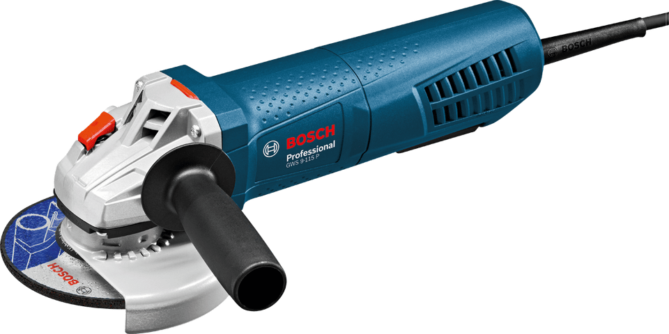 Angle Grinder Gws 9 115 P 101678 Png - Bosch Gws 9 115 Professional Clipart (960x480), Png Download
