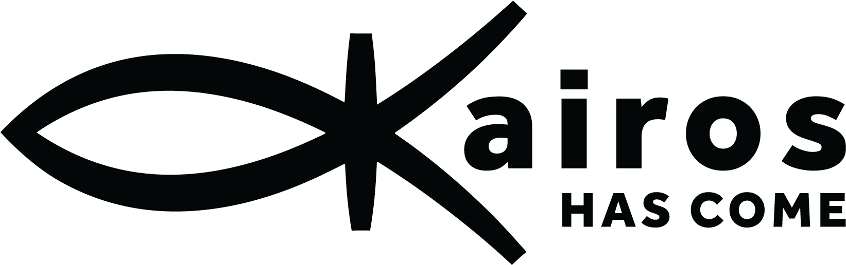 Kairos Fish Black Full Size Download Seekpng Png Black - Livraria Evangelica Clipart (1643x516), Png Download