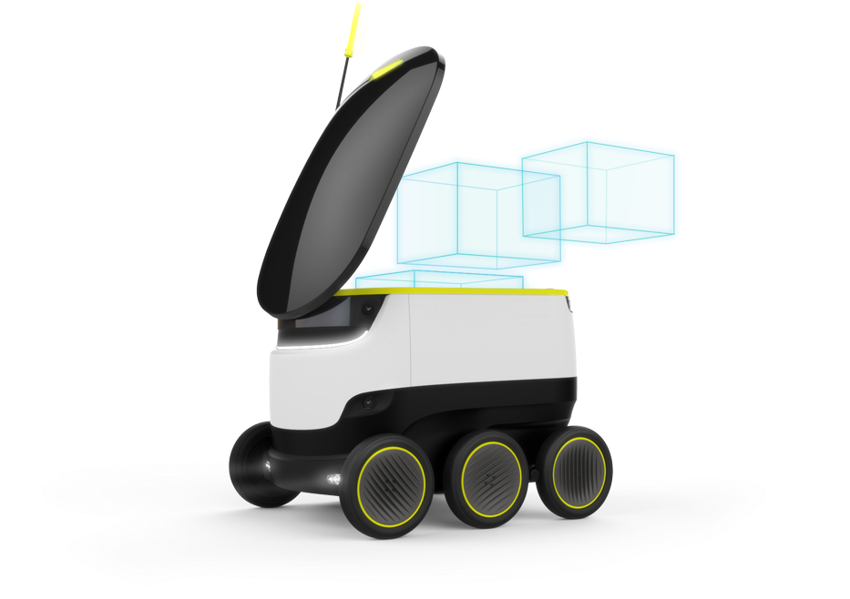 Starship Technologies - Starship Delivery Robot Png Clipart (1200x754), Png Download