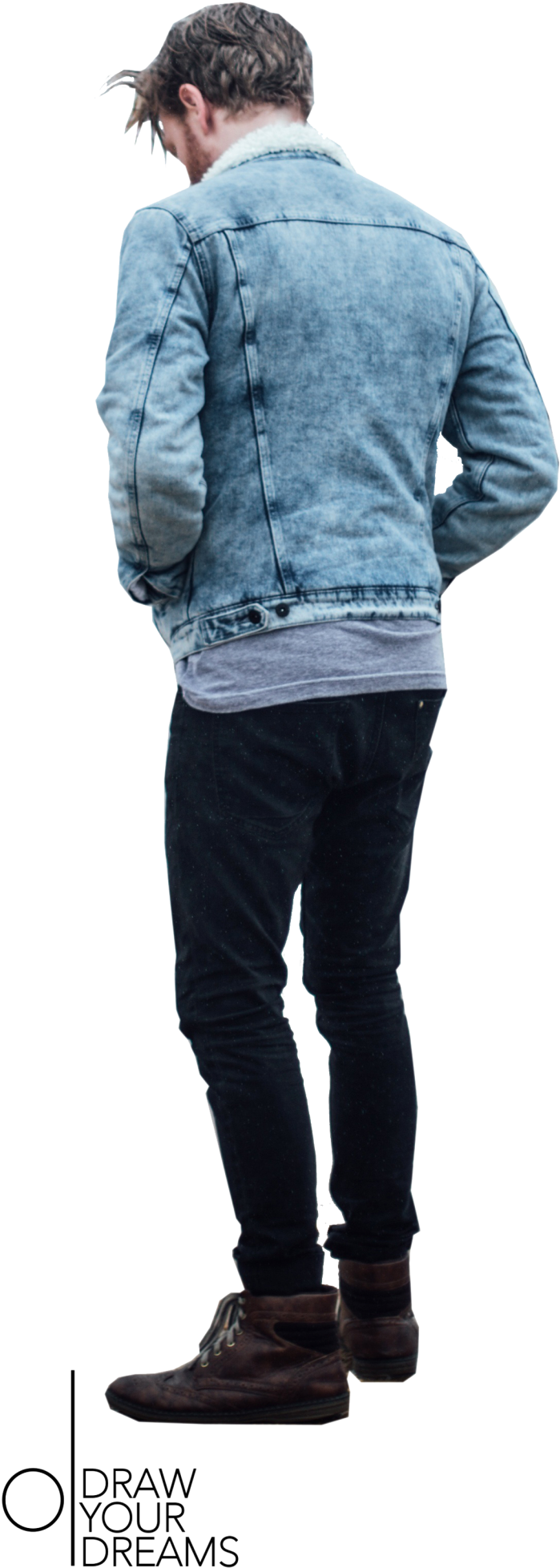 Personas Drawyourdreams People Cutout, Cut Out People, - Personas Casuales Png Clipart (924x2217), Png Download