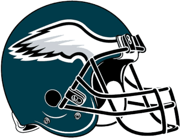 Philadelphia Eagles Clipart Helmet Clipart - Philadelphia Eagles Football Helmet - Png Download (640x480), Png Download