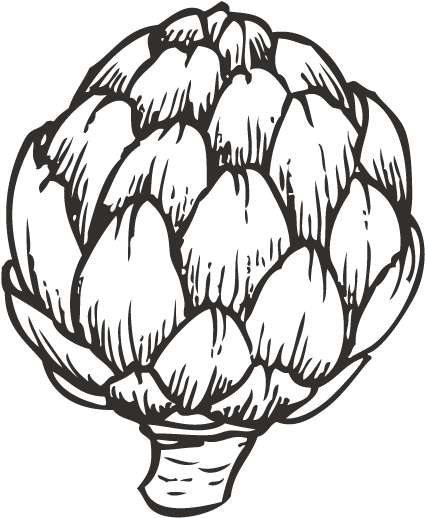 Banner Download Artichoke Drawing Asparagus - Hot Air Balloon Clipart (600x600), Png Download